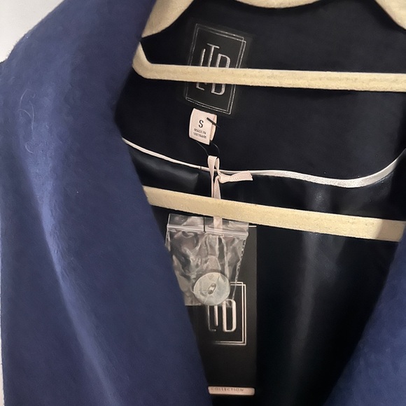 NWT $229 LTD Luxe Collection Navy Shawl Collar Peacoat Limited 
Sz S - Picture 5 of 7